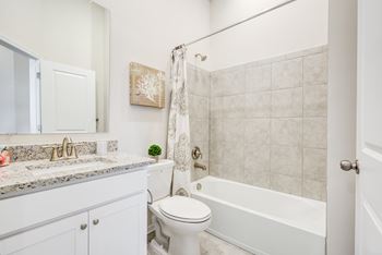 Bathrom with a sink and bathtub